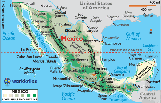mexico guadalajara map